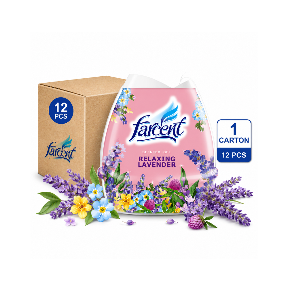 Farcent Scented Gel Relaxing Lavender (200g x 12units)