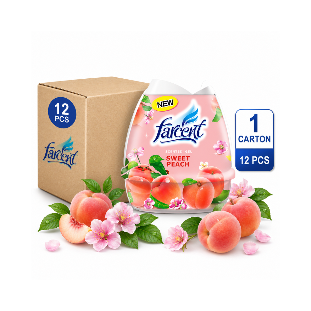Farcent Scented Gel Peach (200g x 12units)