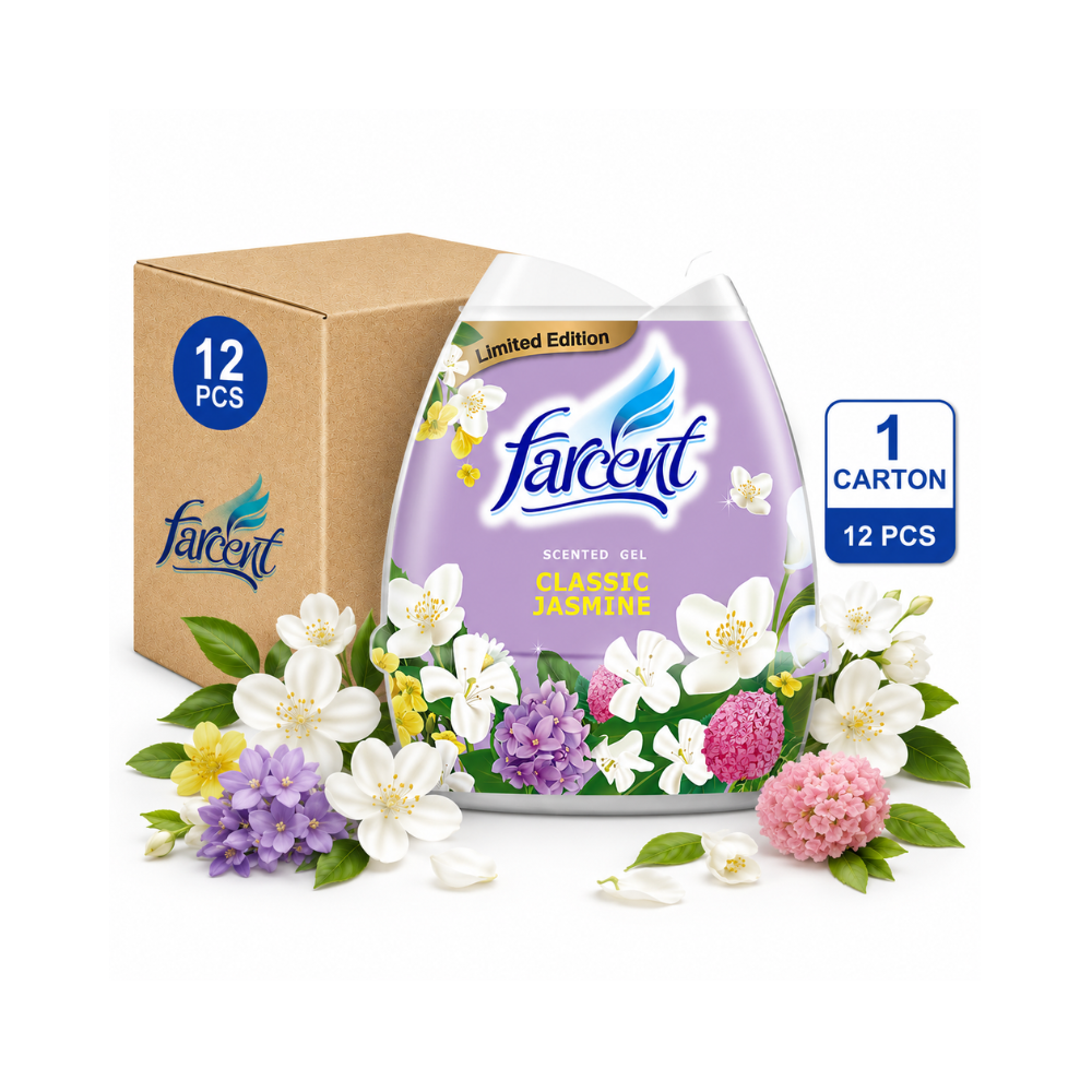 Farcent Scented Gel Jasmine (200g x 12 units)