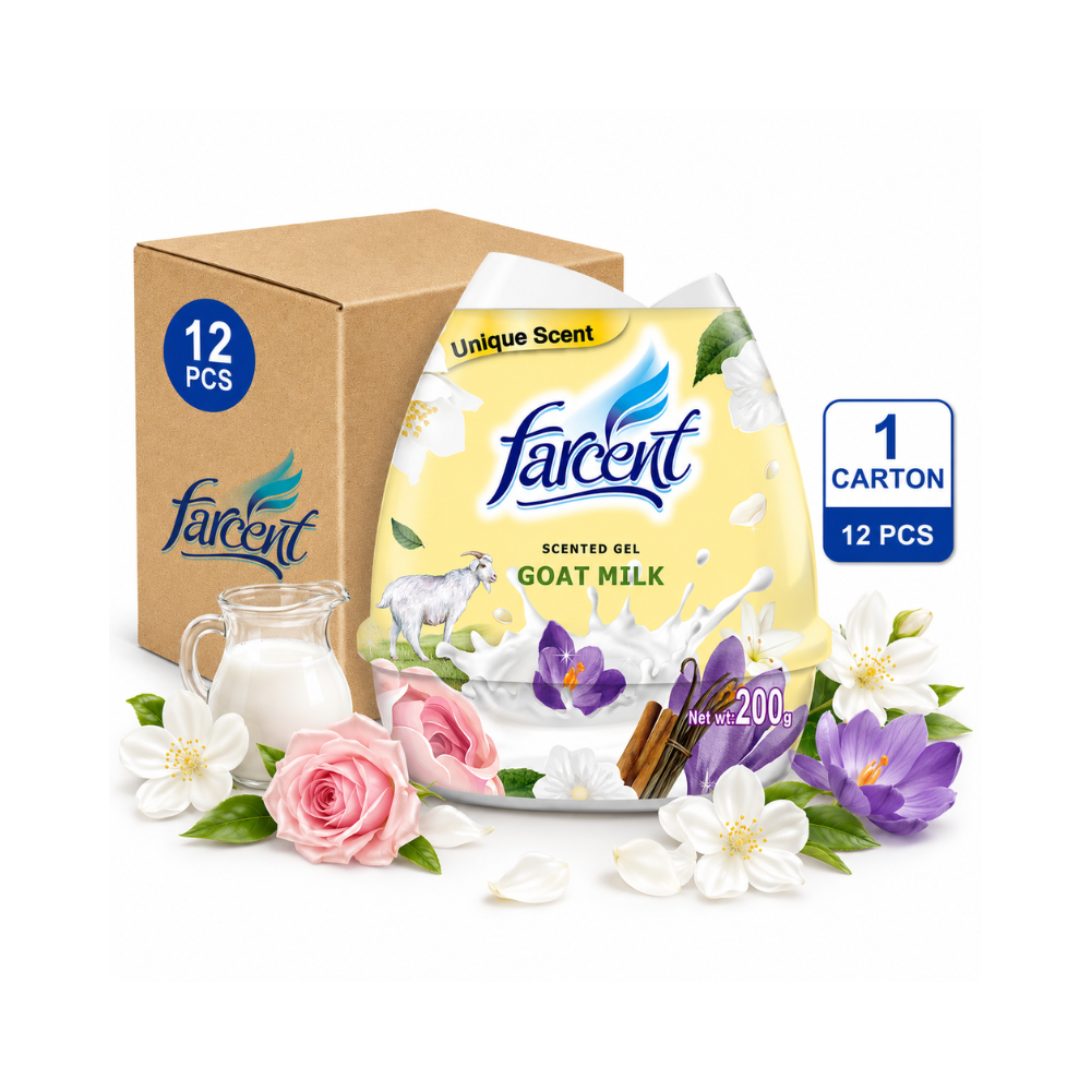 Farcent Scented Gel Goat Milk (200g x 12units)