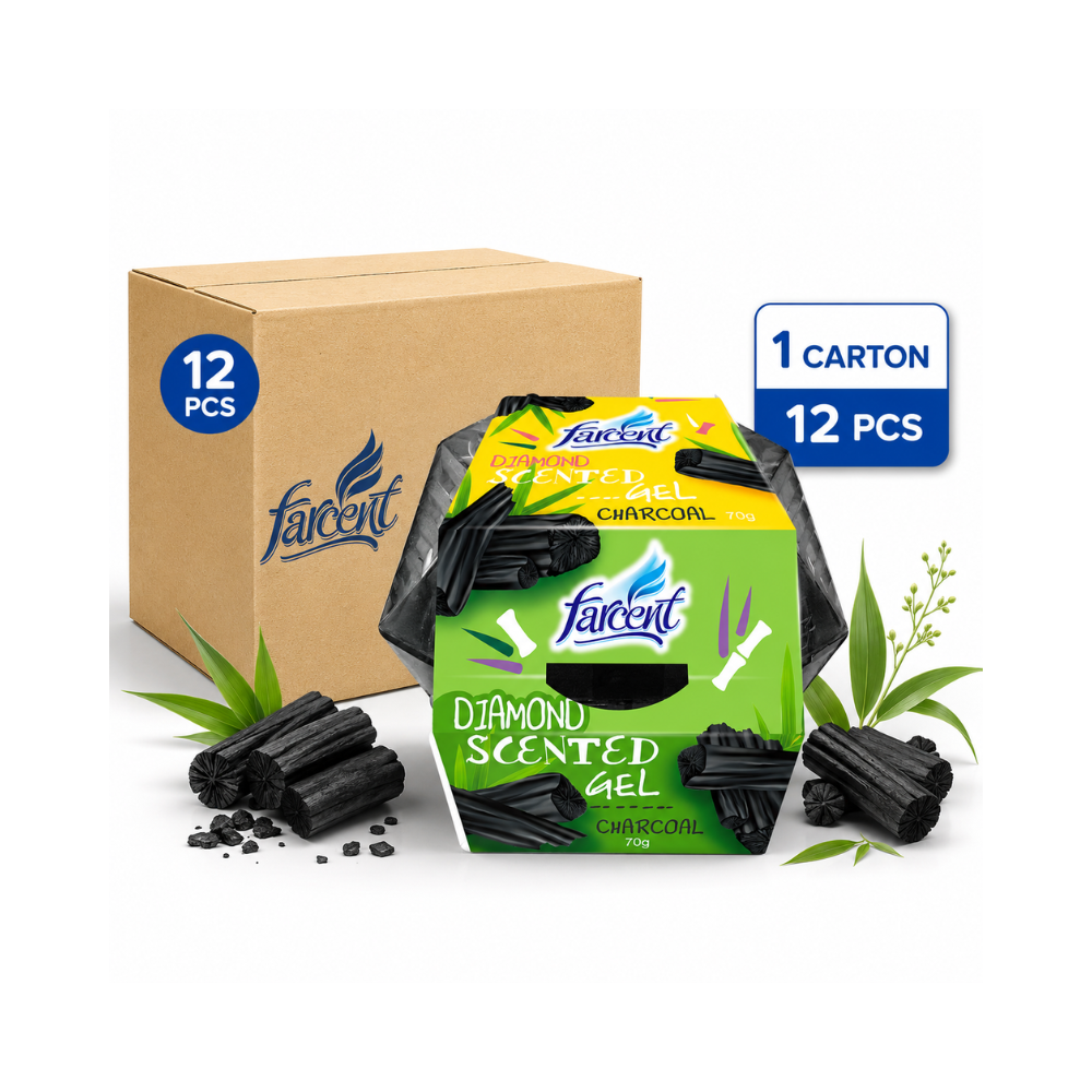Farcent Diamond Scented Gel Charcoal (70g x 12units)
