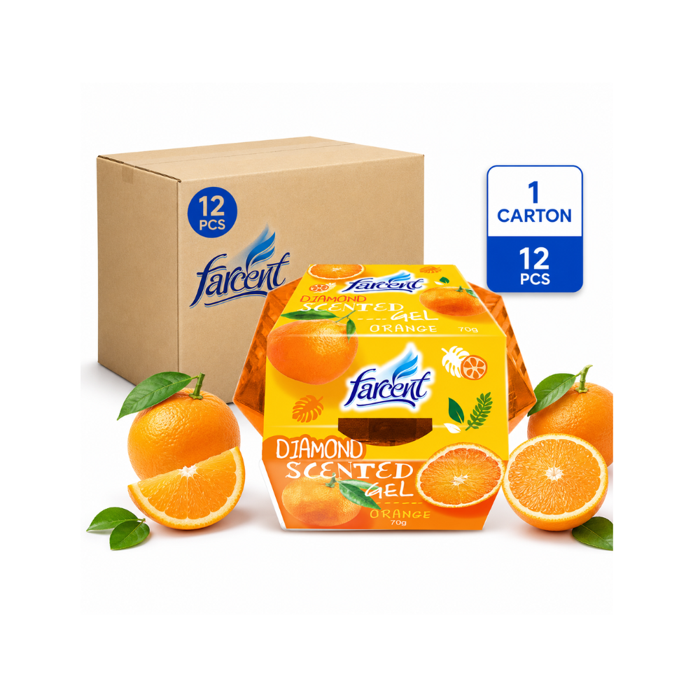 Farcent Diamond Scented Gel Orange (70g x 12units)