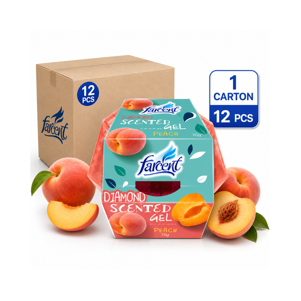 Farcent Diamond Scented Gel Peach (70g x 12units)