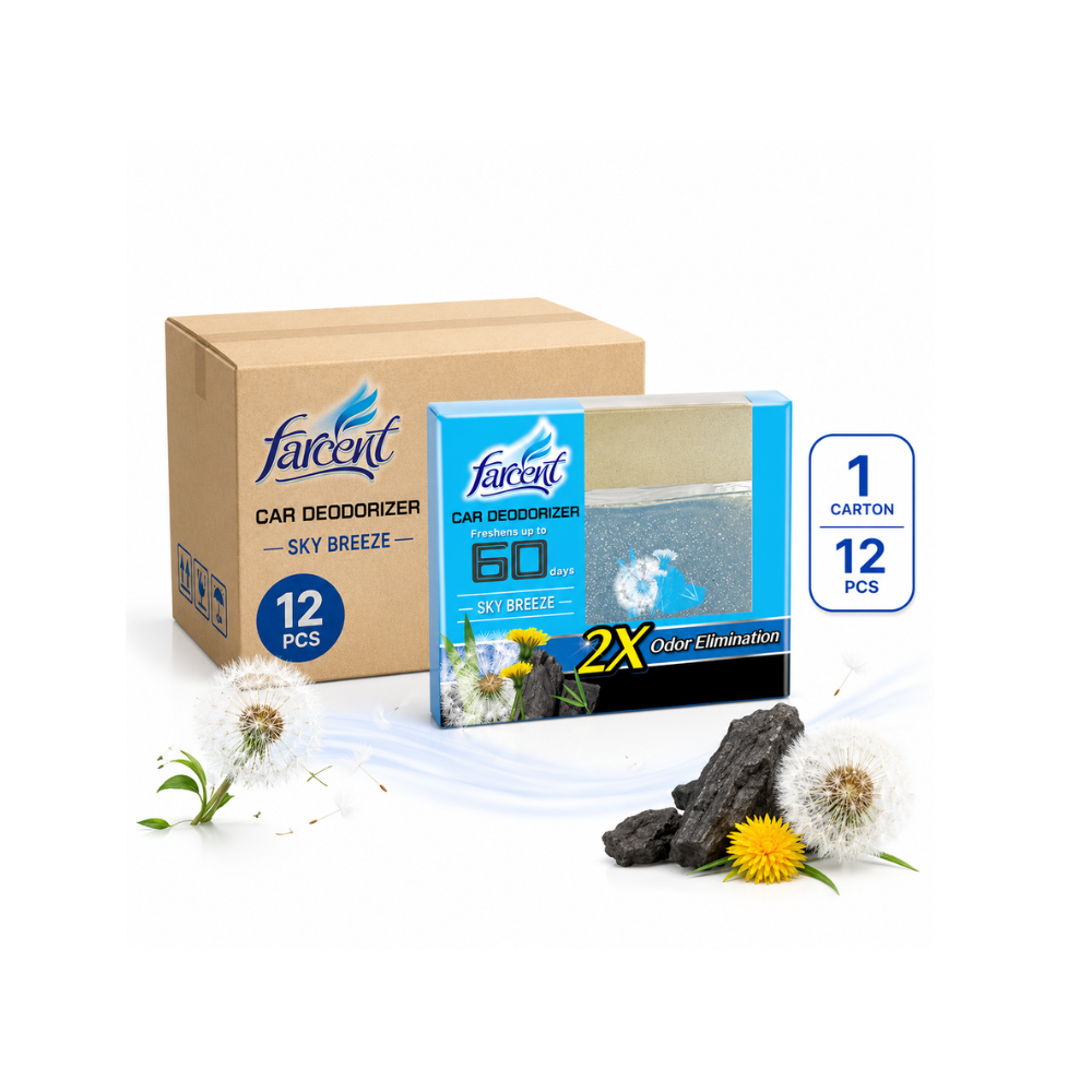 Farcent Car Deodorizer Sky Breeze (120g x 12 units)