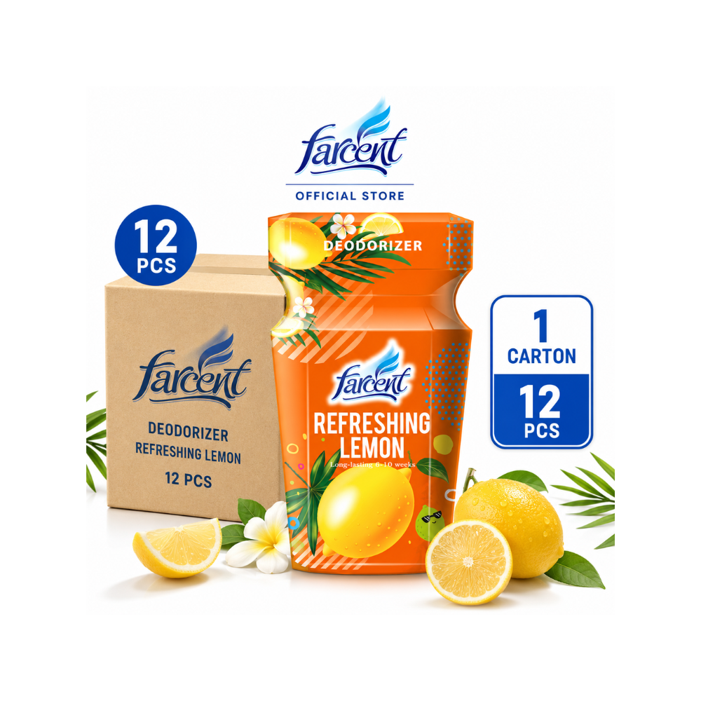 Farcent Deodorizer Lemon (300ml x 12units)